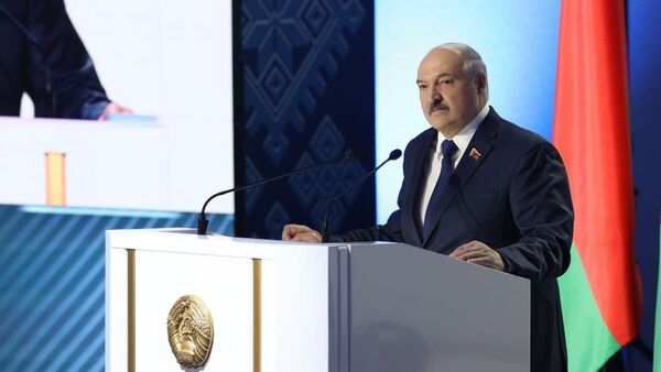 Президент Белоруссии Александр Лукашенко выступает на VI Всебелорусском народном собрании - 俄羅斯衛星通訊社