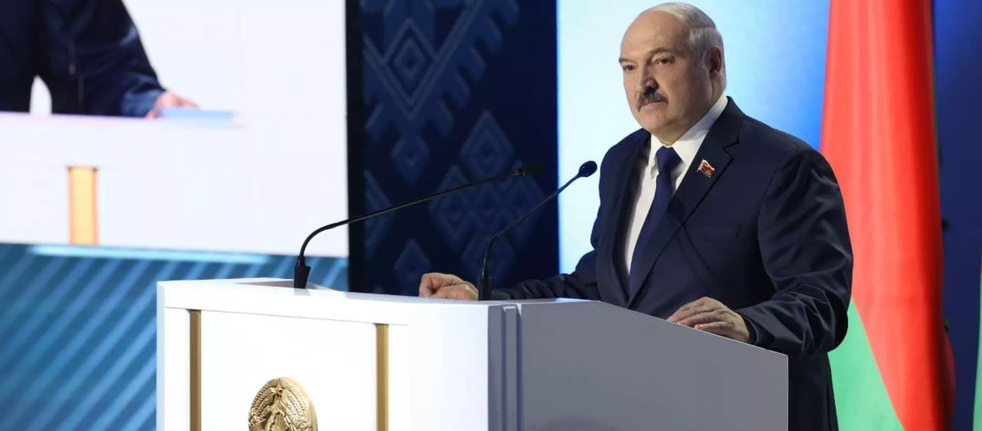 Президент Белоруссии Александр Лукашенко выступает на VI Всебелорусском народном собрании - 俄羅斯衛星通訊社, 1920, 26.05.2021