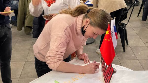 Жители Москвы подготовили посольству Китая в России поздравления с праздником Весны - 俄羅斯衛星通訊社