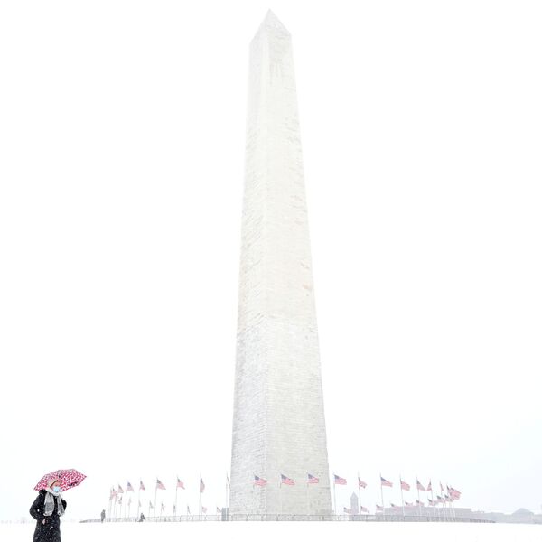 大雪中的美国华盛顿。 - 俄罗斯卫星通讯社