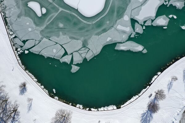 美国芝加哥密歇根湖景色。 - 俄罗斯卫星通讯社