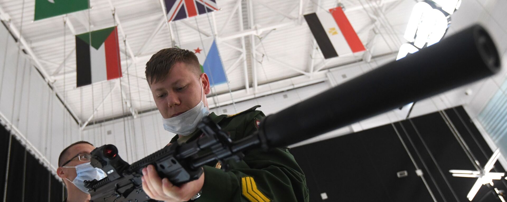 Новый вариант автомата Калашникова АК-19, представленный на выставке вооружений Международного военно-технического форума (МВТФ) Армия-2020 в военно-патриотическом парке Патриот. - 俄罗斯卫星通讯社, 1920, 22.09.2021