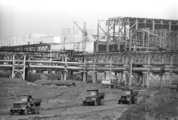 1974年，卡瑪汽車製造廠鑄造廠房啓動建設。 - 俄羅斯衛星通訊社