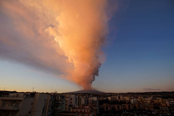 埃特纳火山喷发。 - 俄罗斯卫星通讯社
