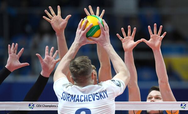 排球冠军联赛，“泽尼特-喀山”对阵“ACH Volley”。 - 俄罗斯卫星通讯社