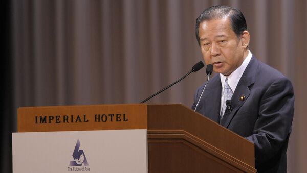 Генеральный секретарь правящей в Японии Либерально-демократической партии Тосихиро Никаи - 俄羅斯衛星通訊社
