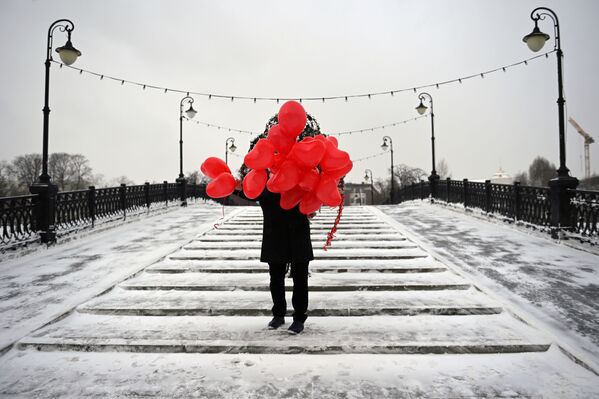 莫斯科举行情人节庆祝活动。 - 俄罗斯卫星通讯社