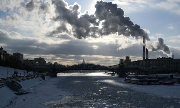莫斯科河景色。 - 俄罗斯卫星通讯社