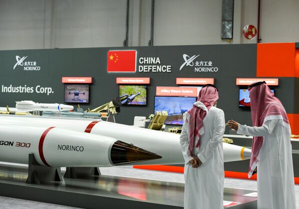 阿联酋阿布扎比IDEX-2021国际防务展会场。 - 俄罗斯卫星通讯社