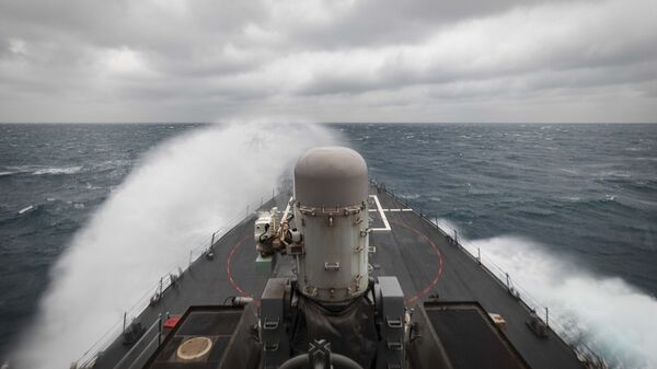 Эсминец США USS John S. McCain в Тайваньском проливе - 俄罗斯卫星通讯社