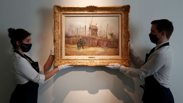 Картина Уличная сцена на Монмартре, созданная Ван Гогом в 1887 году - 俄羅斯衛星通訊社