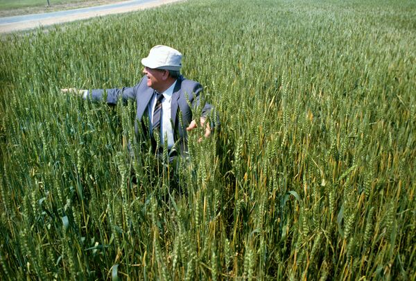 1991年，戈尔巴乔夫视察哈萨克斯坦。
 - 俄罗斯卫星通讯社