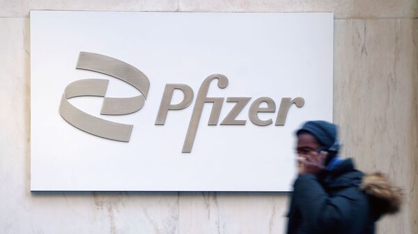 Здание компании Pfizer в Нью-Йорке - 俄羅斯衛星通訊社