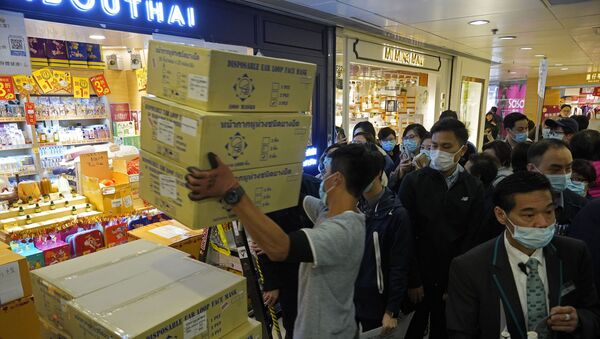 Поставка масок в магазин в Гонконге - 俄羅斯衛星通訊社