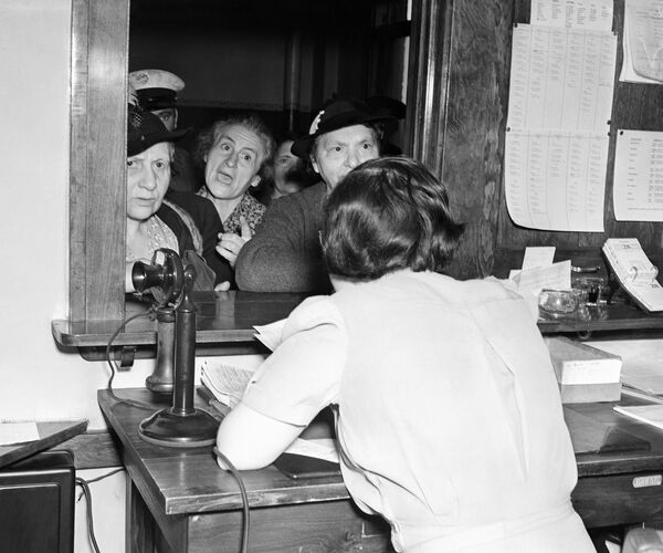 1938年，克利夫兰实物需求期间的人们。 - 俄罗斯卫星通讯社