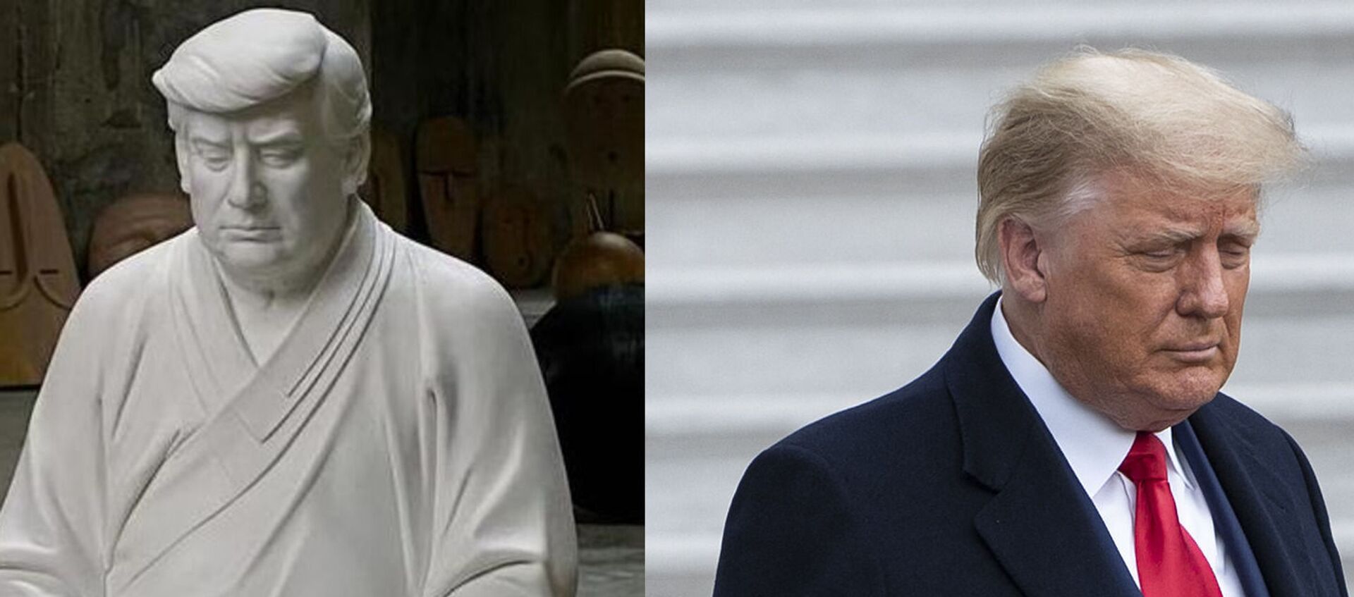 статуя Трампа в образе Будды стала хитом в Китае - 俄罗斯卫星通讯社, 1920, 12.03.2021