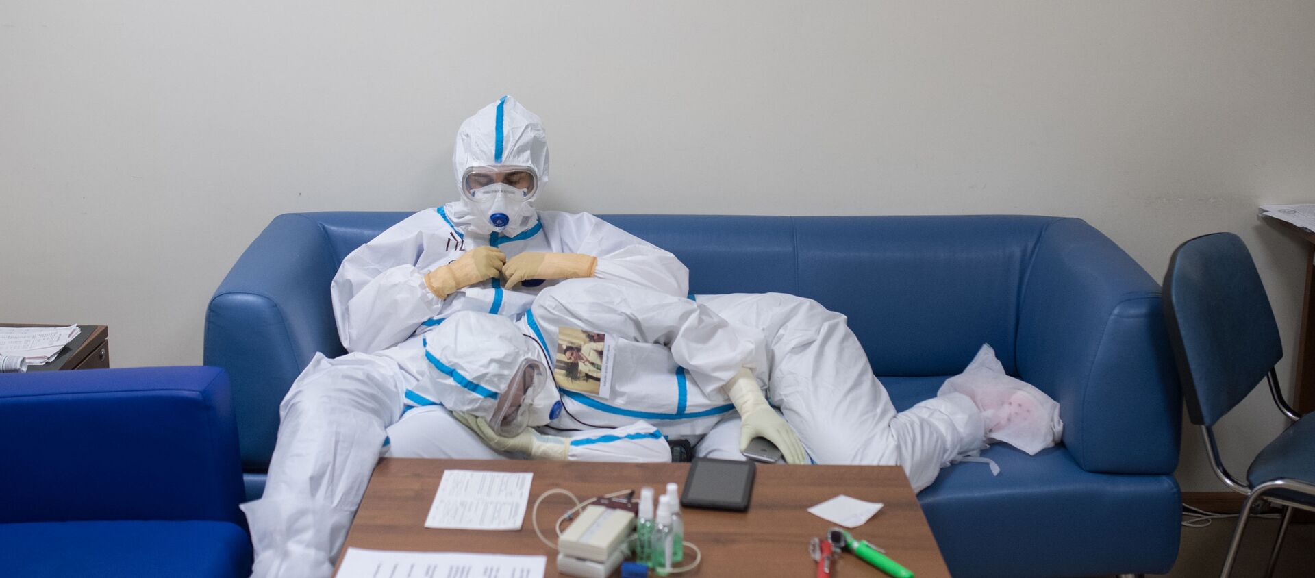 Медицинские  работники в Национальном медицинском исследовательском центре здоровья детей Министерства здравоохранения РФ - 俄羅斯衛星通訊社, 1920, 27.03.2021