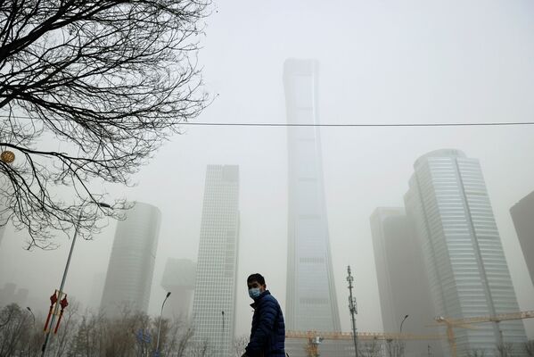 北京市區的霧霾。 - 俄羅斯衛星通訊社