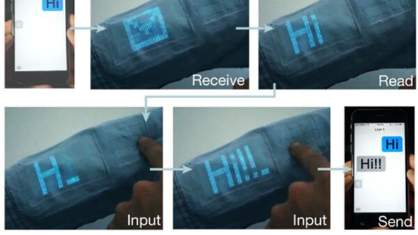 Тканевый дисплей - 俄羅斯衛星通訊社