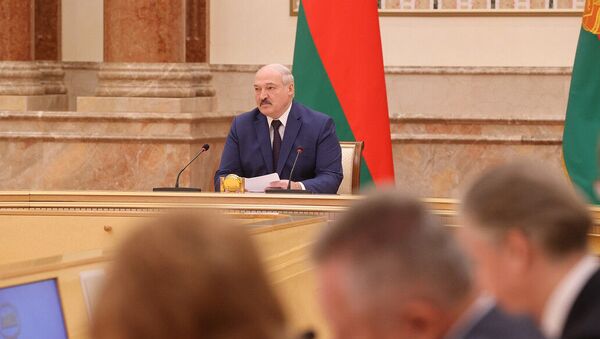 Президент Белоруссии Александр Лукашенко в ходе встречи с членами конституционной комиссии - 俄羅斯衛星通訊社