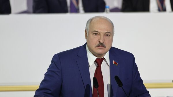  Президент Белоруссии Александр Лукашенко  - 俄罗斯卫星通讯社