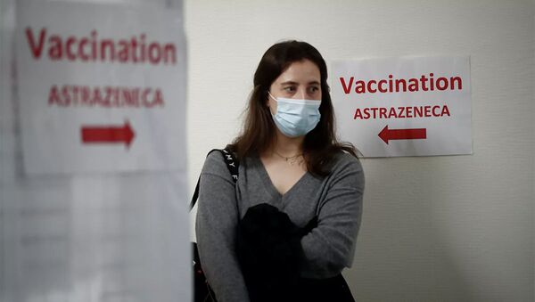 Вакцинация вакциной AstraZeneca во Франции - 俄羅斯衛星通訊社