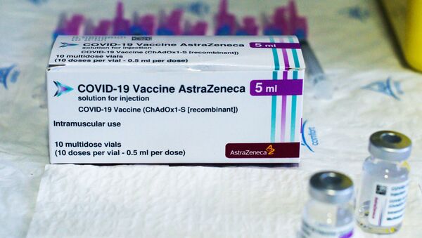 Вакцина Oxford/AstraZeneca от COVID-19 в городской больнице города Кория в Испании. - 俄羅斯衛星通訊社