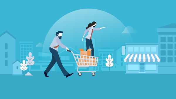 Концепция покупок и электронной торговли - 俄羅斯衛星通訊社