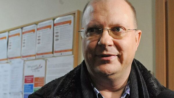 Российский журналист Михаил Свиридов - 俄羅斯衛星通訊社