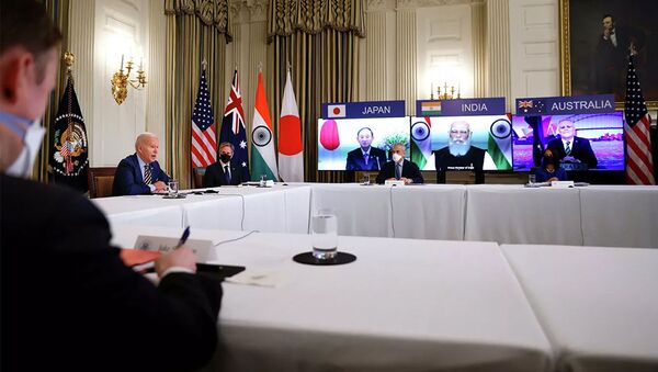 Президент США Джо Байден принимает участие в саммите лидеров QUAD - 俄羅斯衛星通訊社