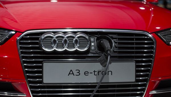 Электрокар Audi  A3 e-tron - 俄罗斯卫星通讯社