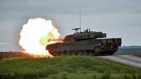 Итальянский основной боевой танк Ariete во время учений - 俄羅斯衛星通訊社