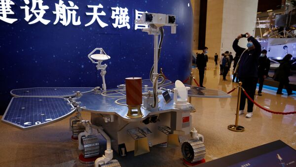 Макет марсохода Tianwen-1 в Национальном музее в Пекине - 俄羅斯衛星通訊社
