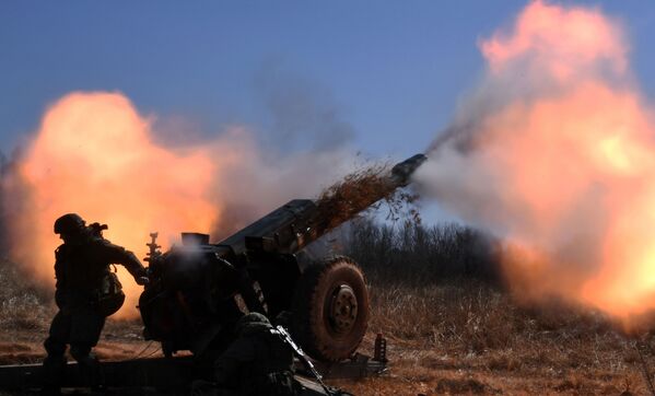 滨海边疆区巴拉诺夫斯基训练场的战术演习。 - 俄罗斯卫星通讯社