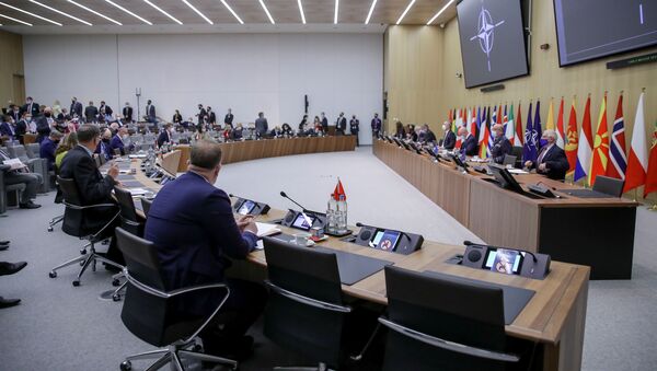 Встреча министров иностранных дел стран НАТО в штаб-квартире альянса в Брюсселе, Бельгия, 24 марта 2021 г. - 俄羅斯衛星通訊社