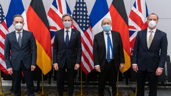 美國將與歐盟夥伴一起反擊中國的挑釁 - 俄羅斯衛星通訊社