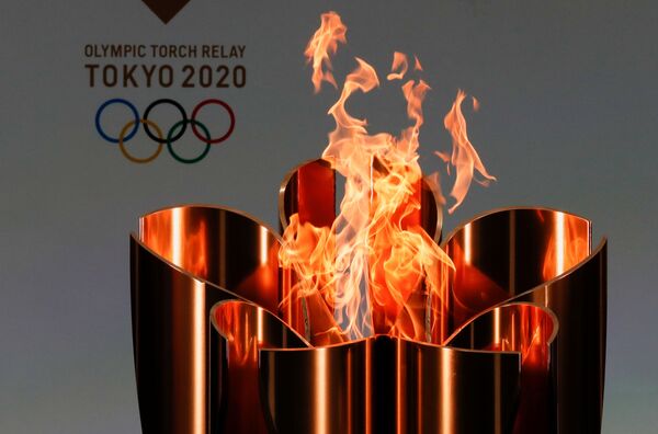 东京奥运会圣火。 - 俄罗斯卫星通讯社