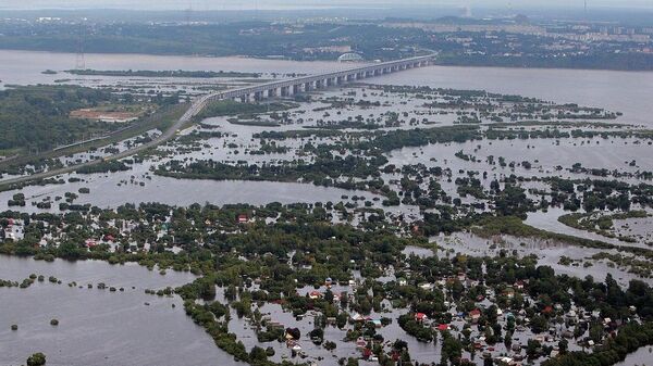 俄緊急情況部：阿穆爾河哈巴羅夫斯克段水位開始下降 - 俄羅斯衛星通訊社