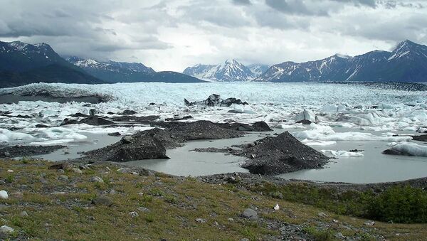 Вид на ледник Кник. Аляска - 俄羅斯衛星通訊社