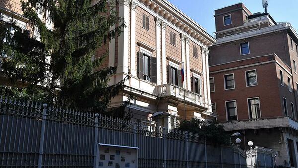 Здание посольства РФ в Риме - 俄罗斯卫星通讯社