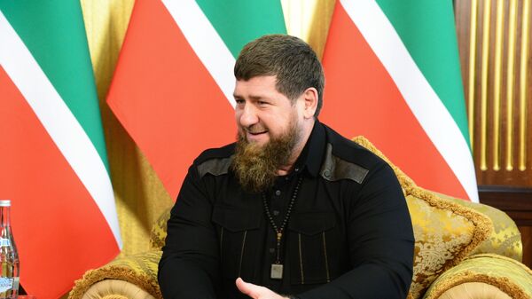 車臣共和國行政長官拉姆贊·卡德羅夫 - 俄羅斯衛星通訊社