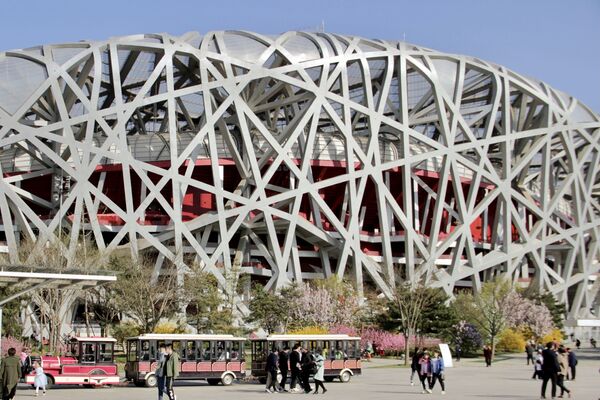 北京，國家體育場（鳥巢）。 - 俄羅斯衛星通訊社