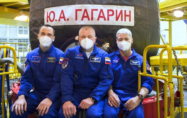 國際空間站第65乘組人員在拜科努爾進行考試訓練 - 俄羅斯衛星通訊社