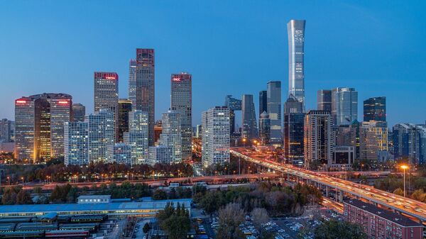 Вид на Пекин вечером - 俄罗斯卫星通讯社