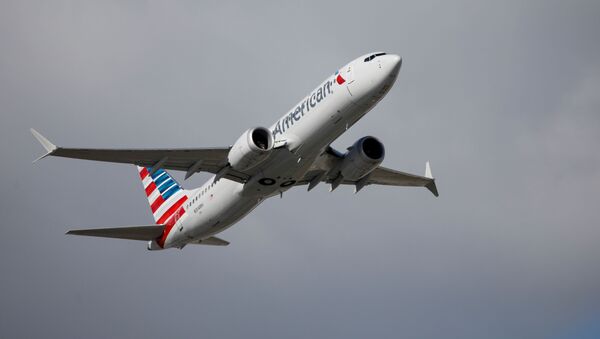 Самолет Boeing 737 MAX авиакомпании American Airlines - 俄罗斯卫星通讯社