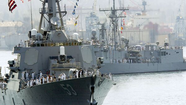 The U.S. Navy warship USS John Paul Jones - 俄羅斯衛星通訊社