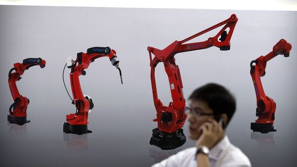 报告：全球50%的工业机器人在中国运行 - 俄罗斯卫星通讯社
