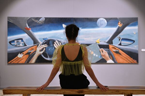 莫斯科市Artstory画廊举行“宇宙属于我们！”展览。 - 俄罗斯卫星通讯社