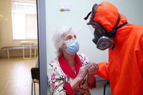 伏爾加格勒市第7醫院救治新冠肺炎患者。 - 俄羅斯衛星通訊社
