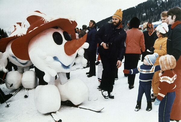 1976年奥地利因斯布鲁克冬奥会。 - 俄罗斯卫星通讯社